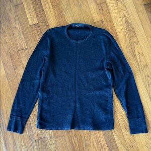 Rag & Bone Black Crewneck Sweater